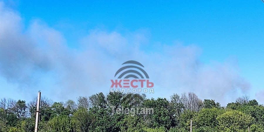 Fire at an ammunition warehouse in the Belgorod region on Aug 23