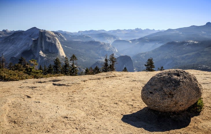 View of Half Dome from Sentinel Dome in Yosemite