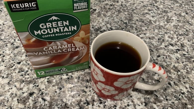 Green Mountain caramel vanilla coffee