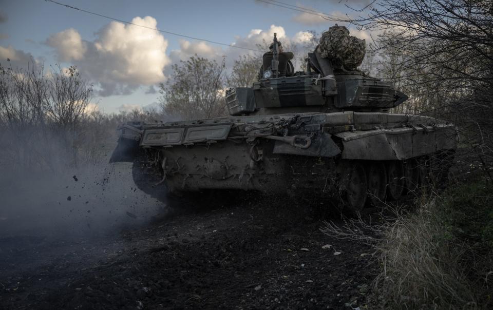 A tank of Ukraine’s 47th Brigade in Zaporizhzhia Oblast
