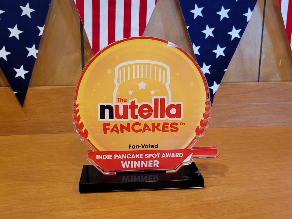 The Pancake House, 510 Ave. Q, earned the Nutella Fancakes award, along with a $5,000 and a year's supply in June 2022.