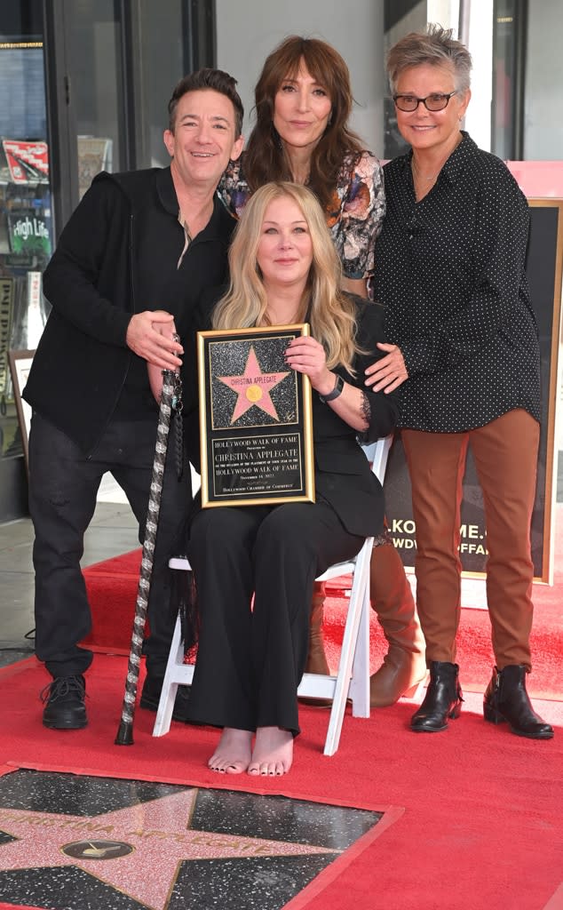 David Faustino, Christina Applegate, Katey Sagal, Amanda Bearse, Walk of Fame