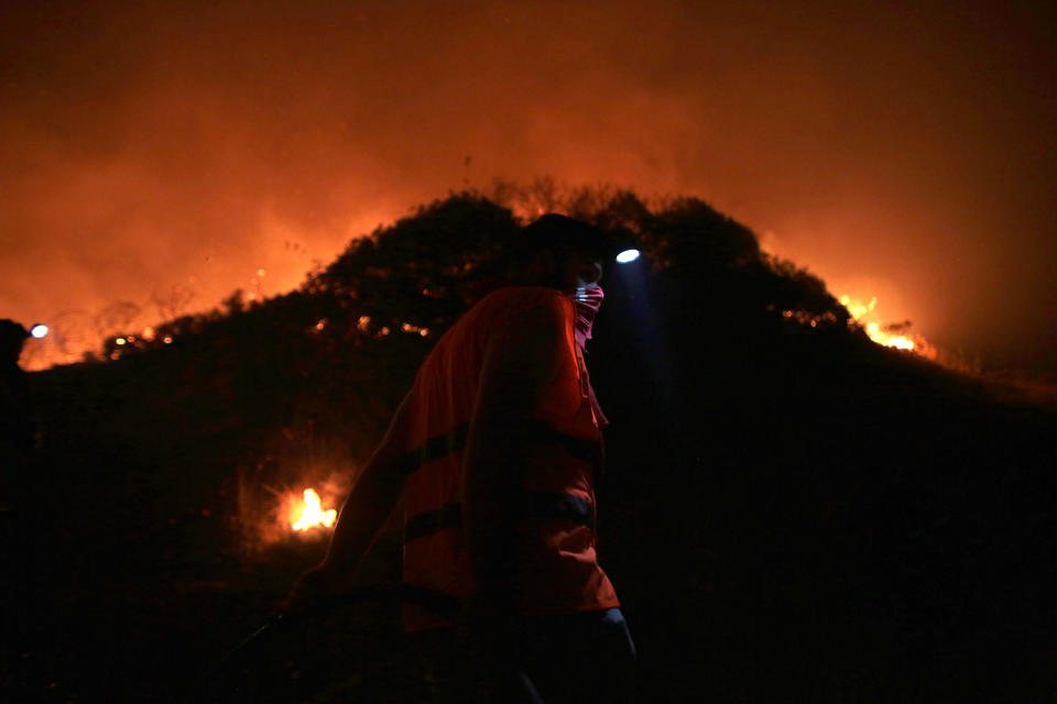 Wildfires burn out of control in Portugal and Spain