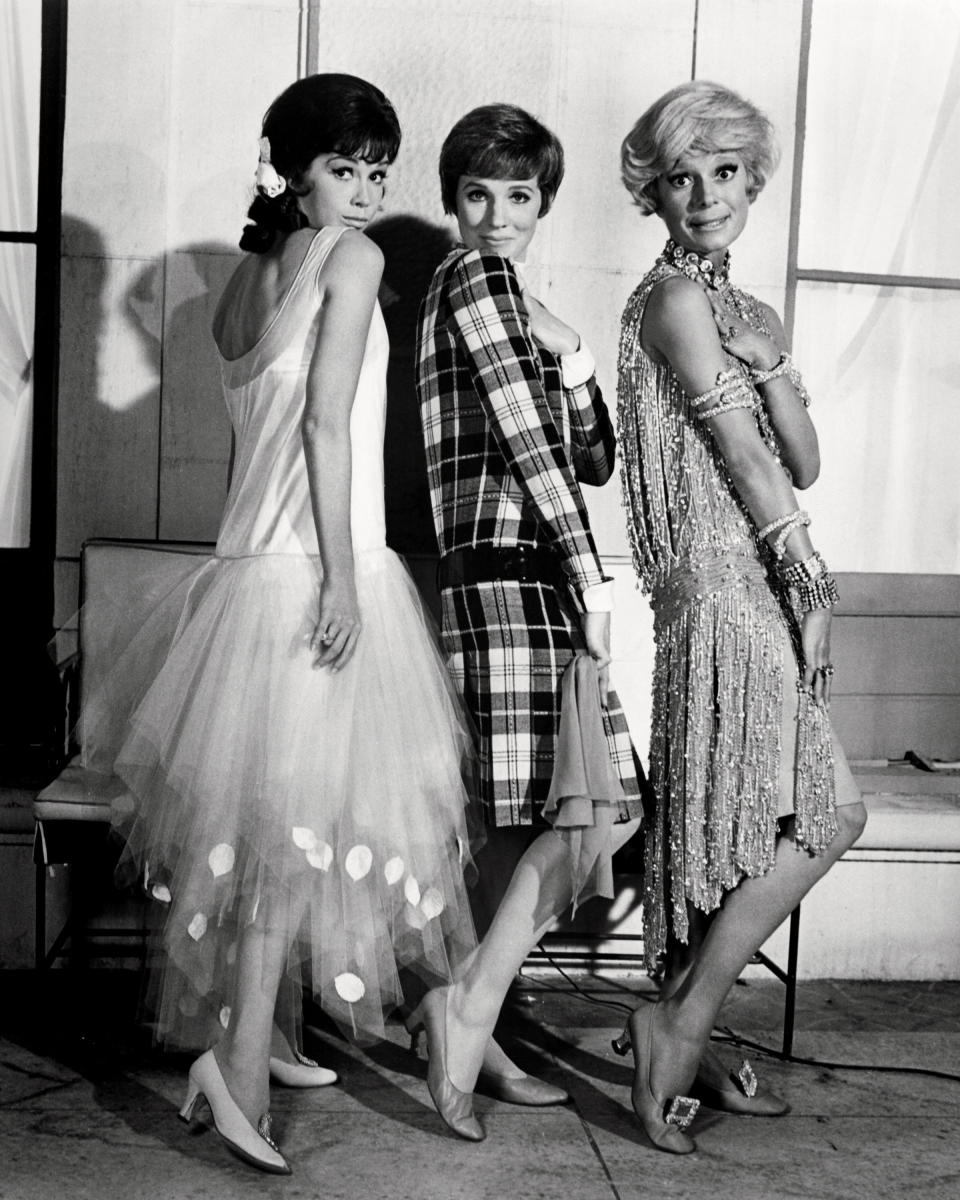 From left to right: Mary Tyler Moore as Miss Dorothy Brown, Julie Andrews as Millie Dillmount, and Channing as Muzzy Van Hossmere, in a promotional portrait for "Thoroughly Modern Millie," directed by George Roy Hill, 1967.&nbsp;