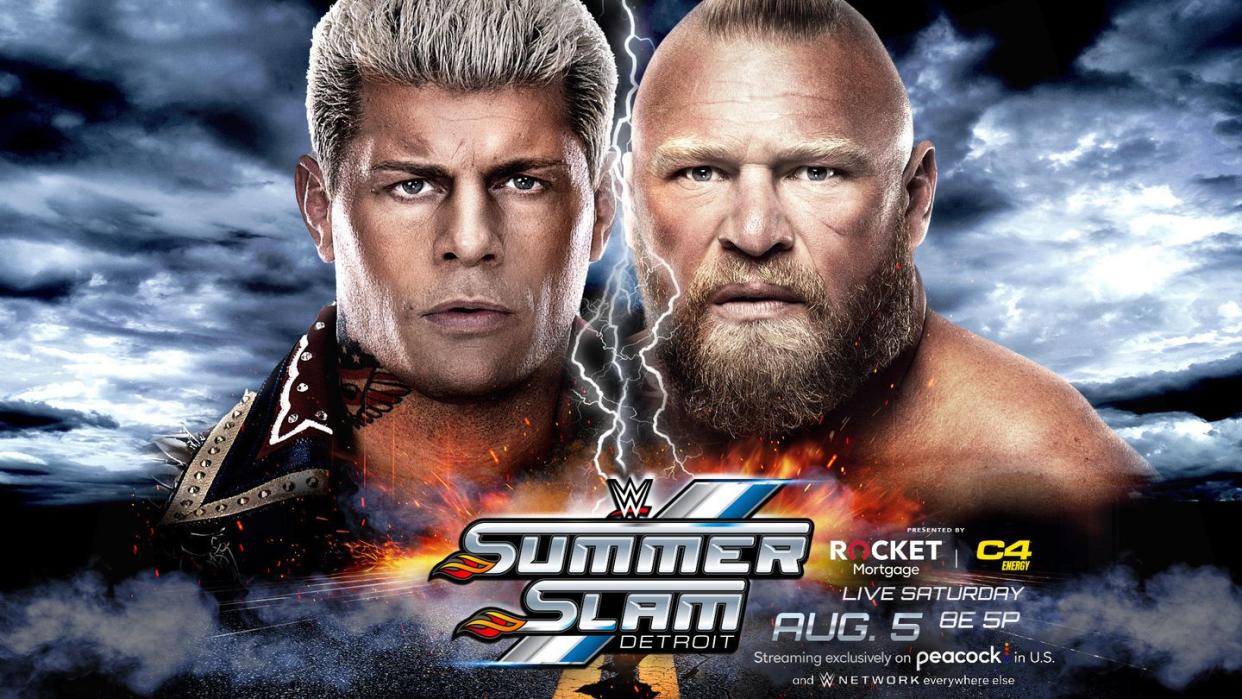 wwe summerslam 2023 cody rhodes vs brock lesnar