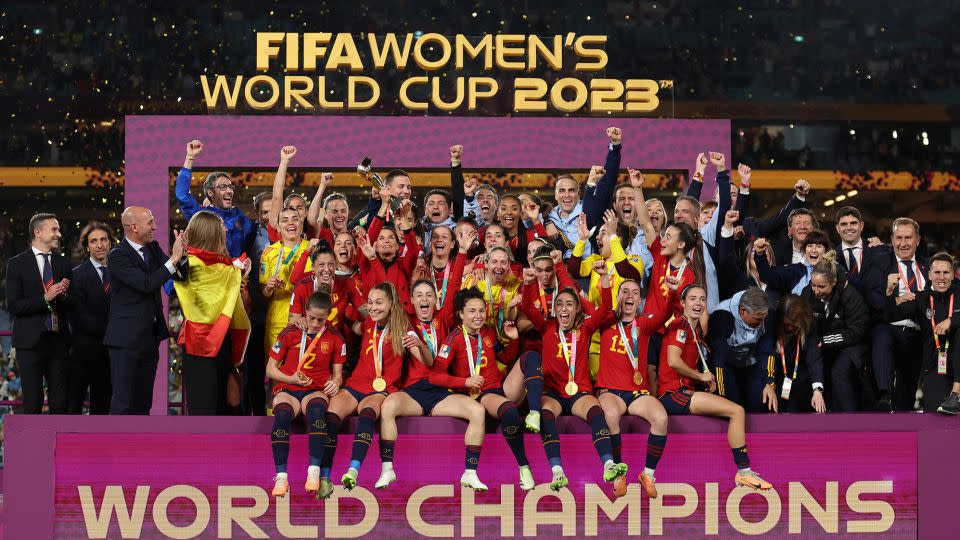 Spain's World Cup victory was overshadowed by the Rubiales incident. - Catherine Ivill/Getty Images