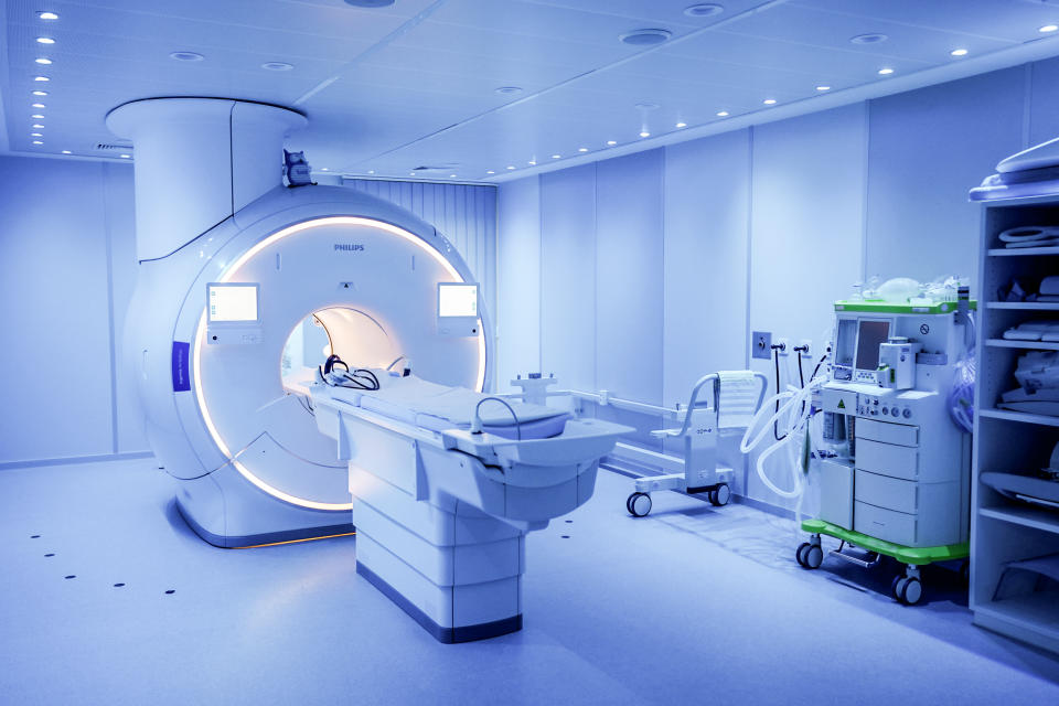 MRI scanner at Altona Children's Hospital in Hamberg, Germany, Au,. 2022. (Marcus Brandt / dpa/picture alliance via Getty Images file)