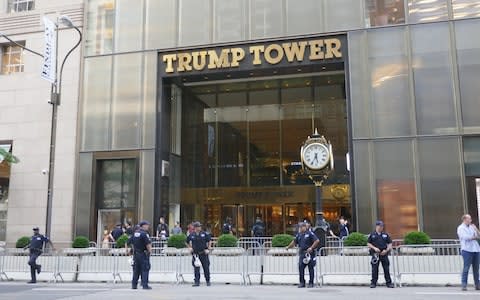 Plans were discussed for a Trump Tower in Moscow - Credit: Selcuk Acar/Anadolu Agency