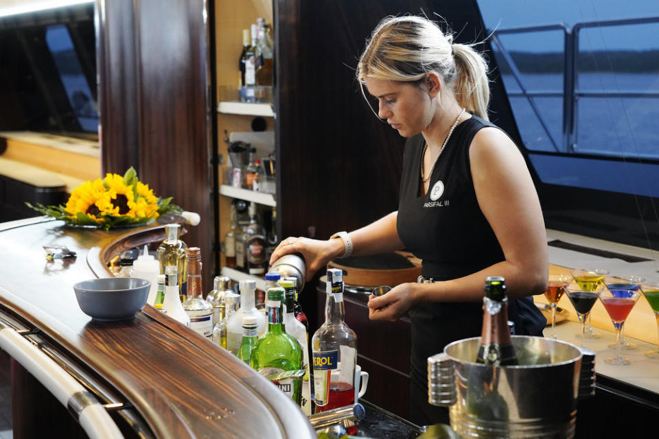 BELOW DECK SAILING YACHT — Pictured: Lucy Edmunds — (Photo by: Fred Jagueneau/Bravo)