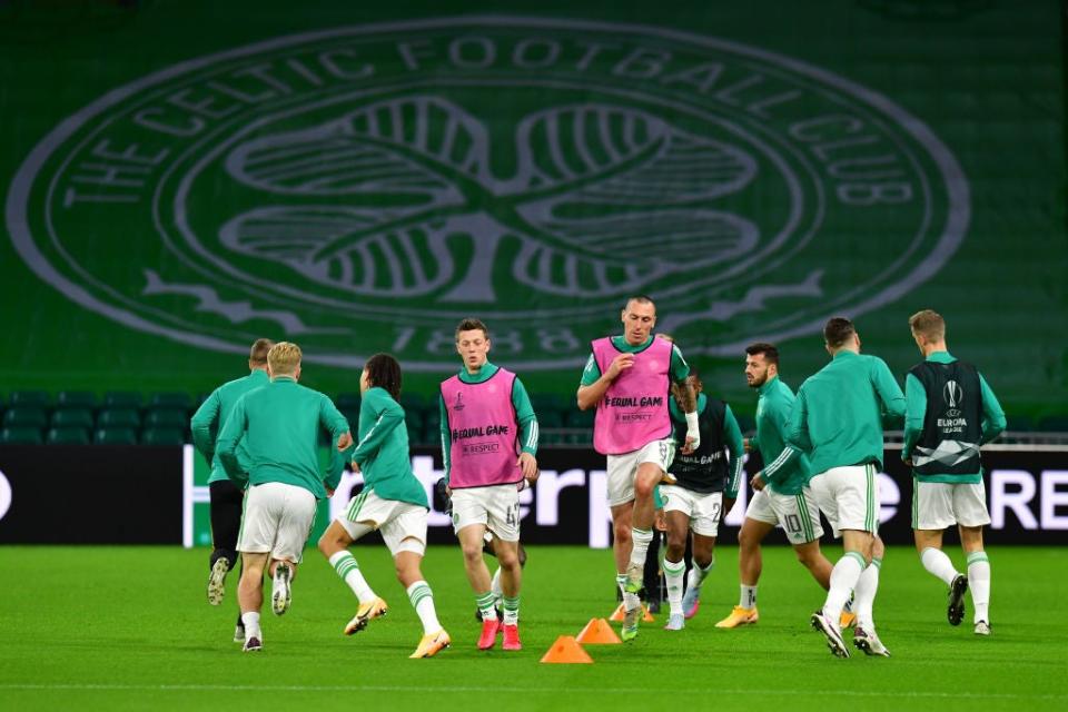 Celtic prepare for a game (Getty Images)