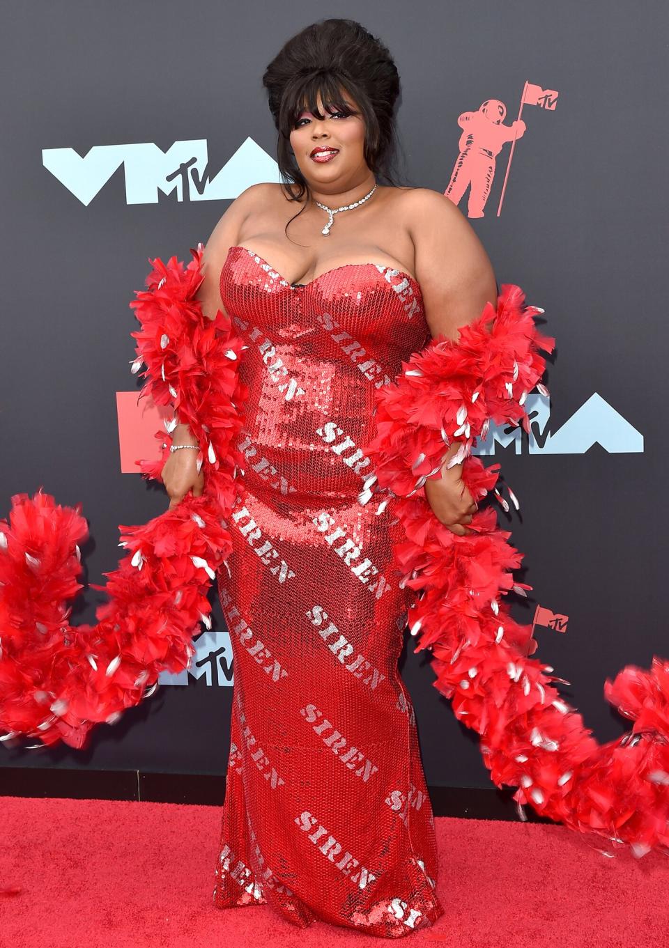 Lizzo attends the 2019 MTV Video Music Awards at Prudential Center on August 26, 2019 in Newark, New Jersey