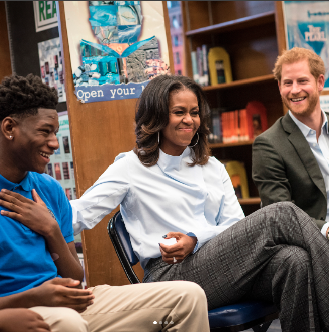 Prince Harry is due to make a speech at the inaugural Obama Foundation Summit. Photo: Instagram/Christopher Dilts/ The Obama Foundation