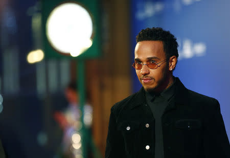 Formula One F1 driver Lewis Hamilton arrives to the FIA awards ceremony in St. Petersburg, Russia December 7, 2018. REUTERS/Anton Vaganov