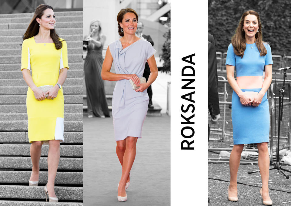 Duchess of Cambridge wearing Roksanda