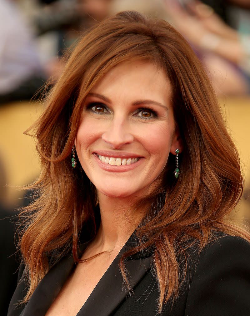 <p> <strong>Religion: </strong>Hinduism </p> <p> The daughter of Christian parents, Julia Roberts has found her own faith in Hinduism. Roberts—along with her husband Danny Moder and their three children—go to temple to "chant and pray and celebrate," the actress told <em>Elle</em> in 2010. "I’m definitely a practicing Hindu," she added. </p>