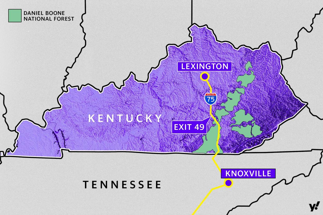 Map of Kentucky