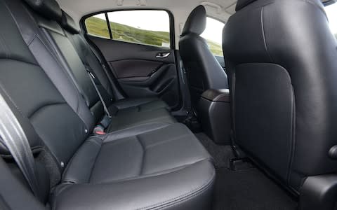 2017 Mazda3 rear seats 