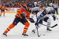 NHL: Winnipeg Jets at Edmonton Oilers