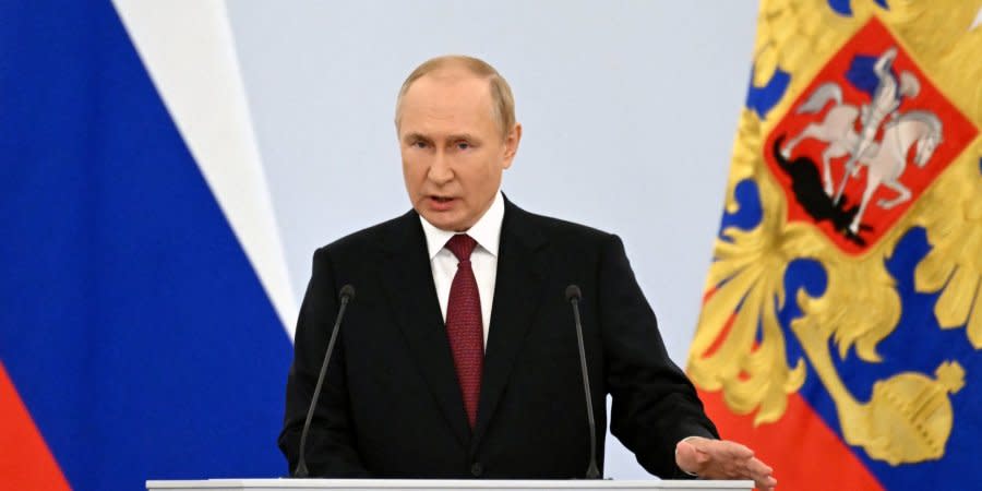 Russian dictator Vladimir Putin