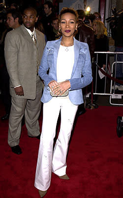 Monica at the Hollywood premiere of Paramount's Down To Earth