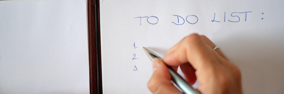 A to do list