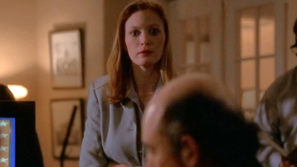 Kim Webster as executive assistant Ginger on The West Wing.
