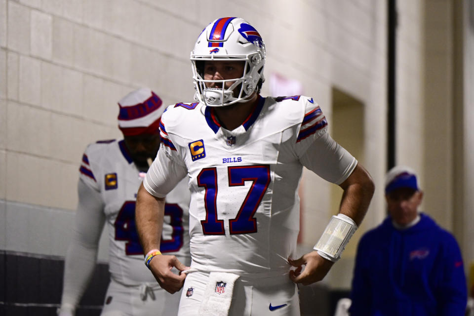 Josh Allen #17 of the Buffalo Bills (Photo by Billie Weiss/Getty Images)