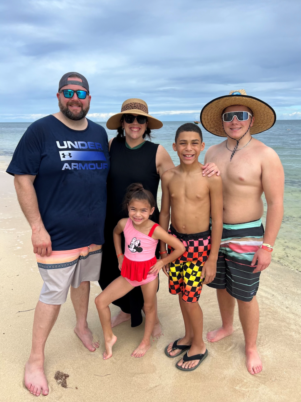 Jessica Morris (pictured with her family) started thinking about her short-term future, including a Disney Cruise with her husband and their three adopted kids.