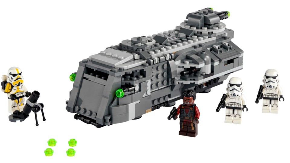 Best Lego sets for kids: A Lego Star Wars set with an armored marauder from the Mandalorian