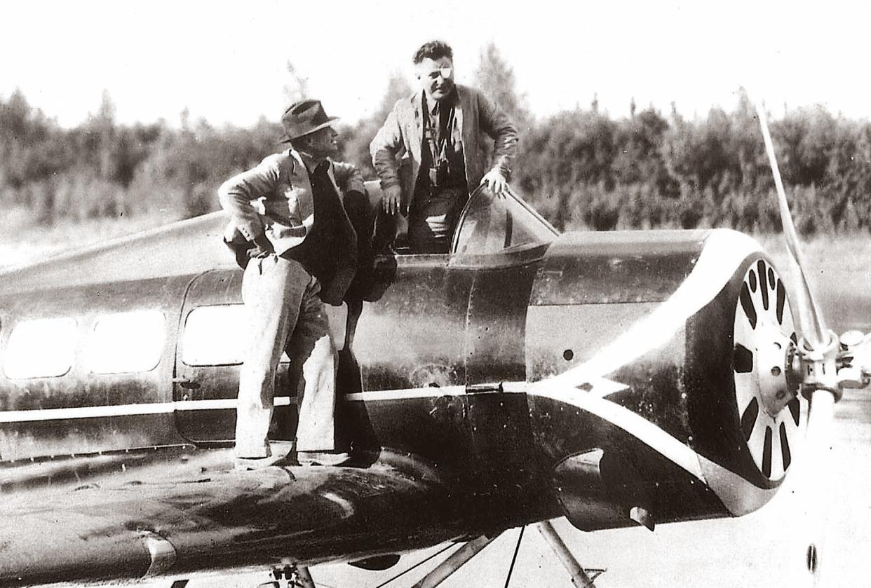 Will Rogers and Wiley Post on their final flight in 1935.