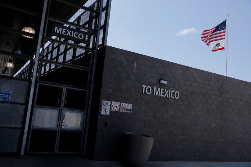 FILE PHOTO: U.S.-Mexico border during COVID-19 outbreak in California