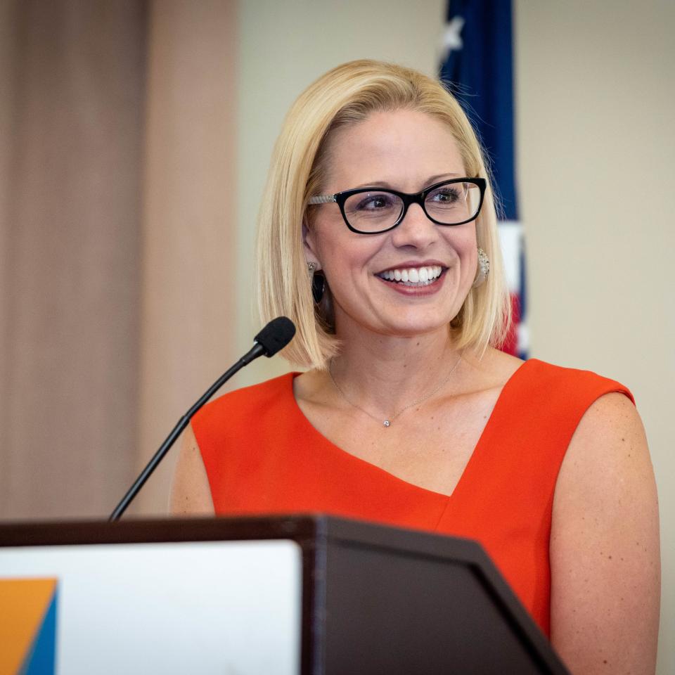 Kyrsten Sinema, an independent, represents Arizona in the U.S. Senate.