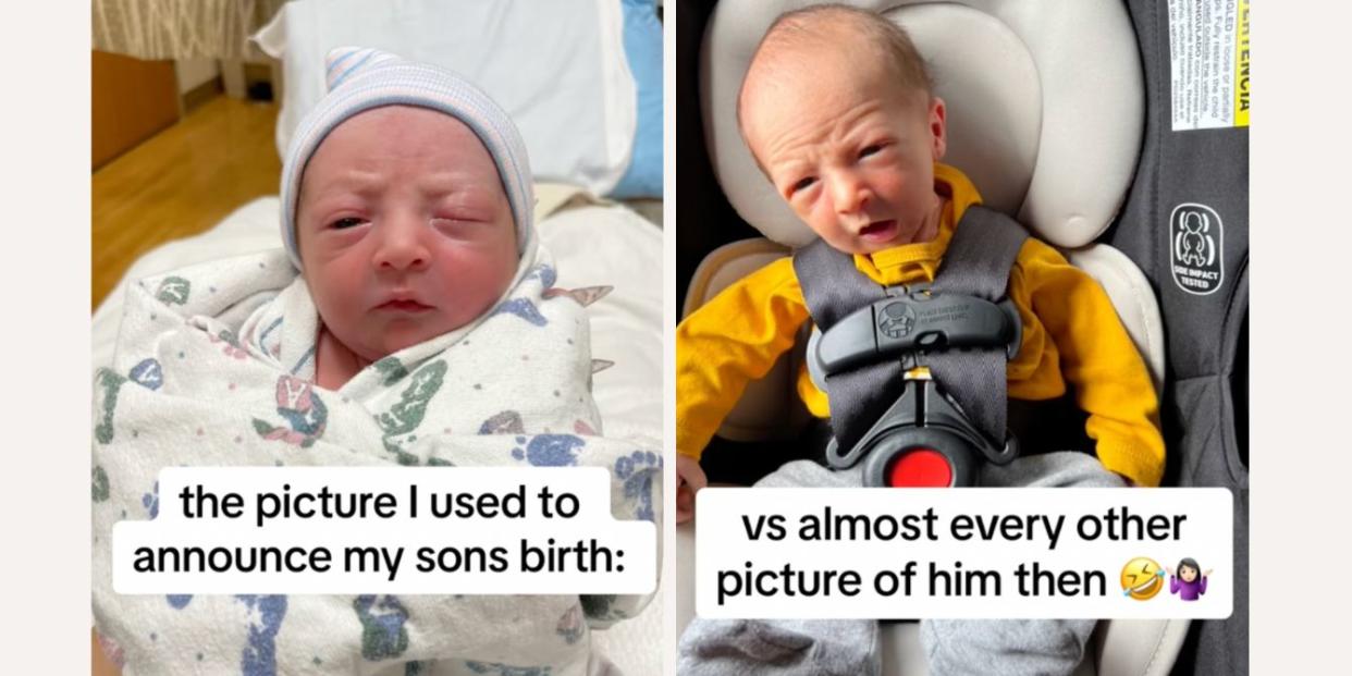 TikTok trend showing 'ugly' newborns