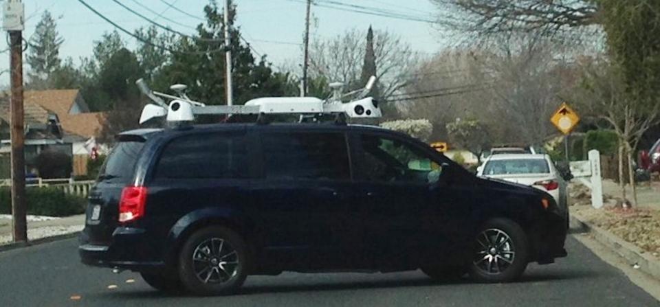 Apple van cameras street view