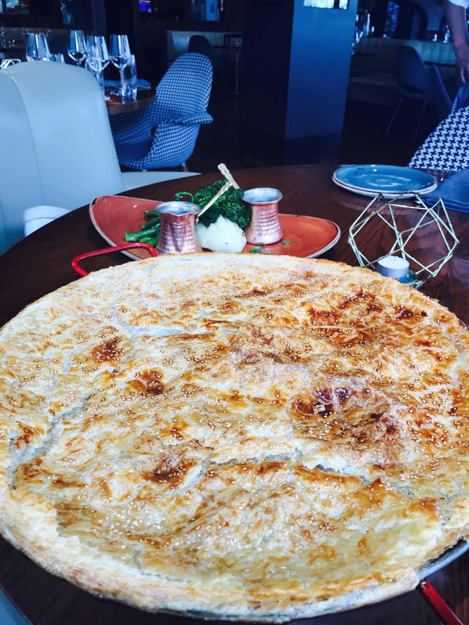 The perfect meal doesn't exi... oh wait here's a 4kg pie. Photo: Be