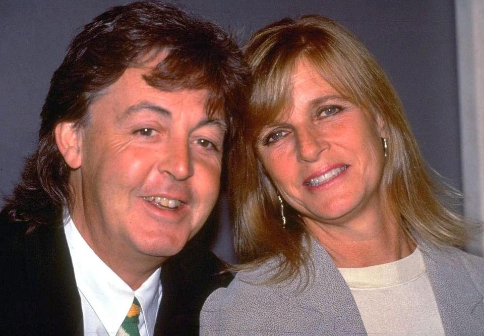 Paul McCartney pictured with his first wife Linda (Getty Images)
