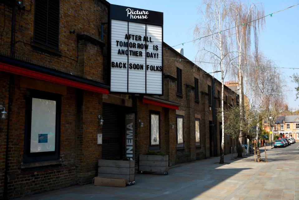 The Clapham Picturehouse in London. Cineworld also owns the Picturehouse chain (Adam Davy/PA) (PA Archive)