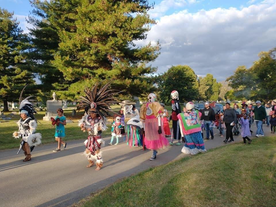 Saturday's Day of the Dead celebration will include a parade featuring Aztec dancers in Greenlawn Cemetery.