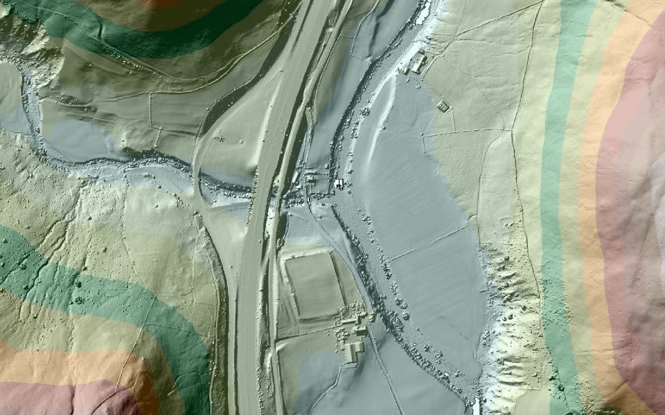 Lost Roman roads could be found using the Lidar data  - Environment Agency