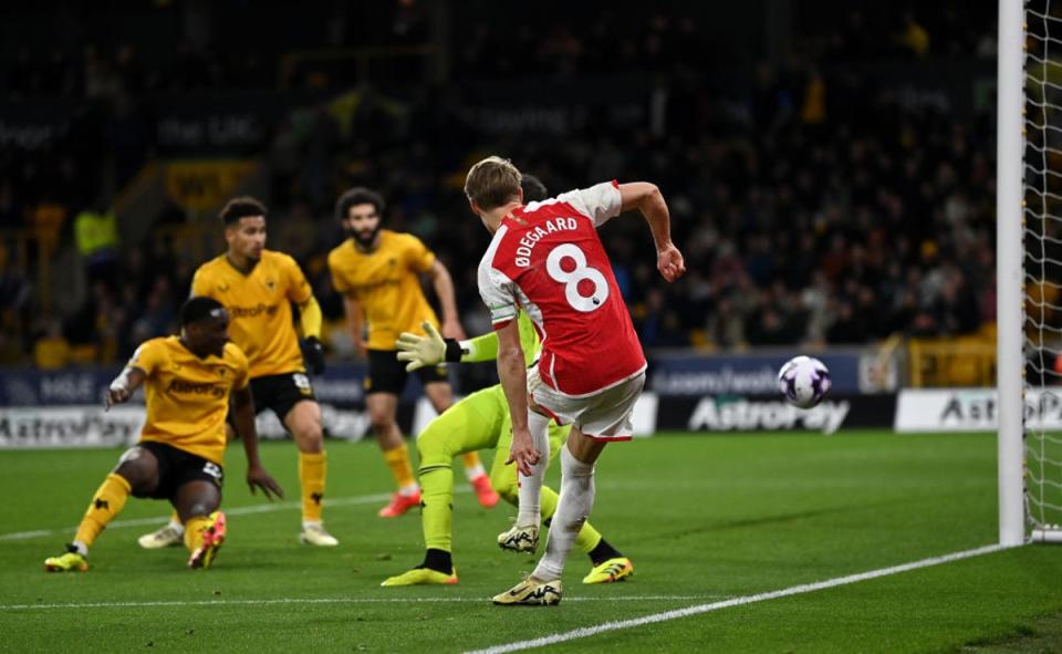 Odegaard sealed victory in stoppage time (Getty Images)