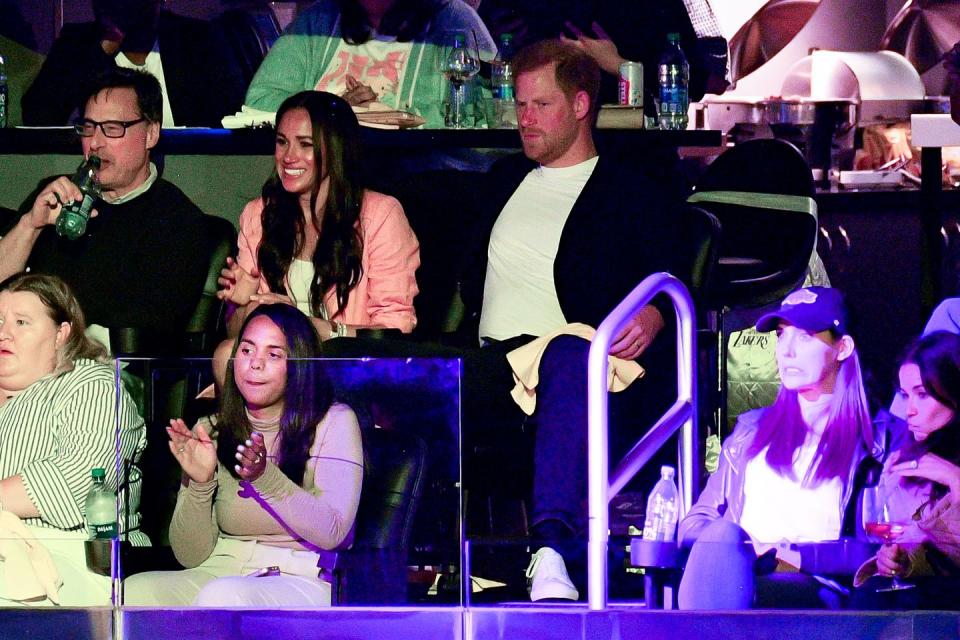Meghan Markle and Prince Harry Have a Rare Date Night at the Lakers Game