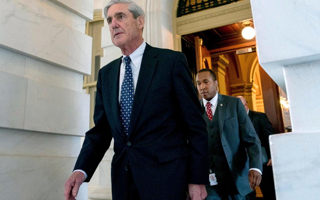 Robert Mueller has been investigating Russian meddling in the 2016 US election since May 2017 - AP