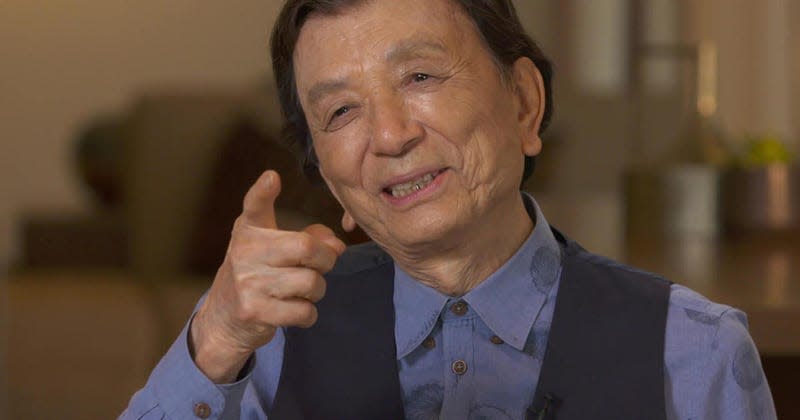 Actor James Hong in a 2022 interview with CBS Sunday Morning.