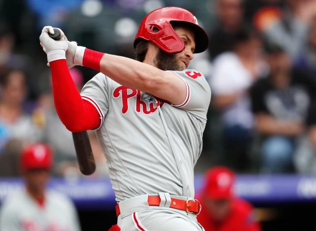 Harper could return to Phillies lineup Tuesday at Dodgers