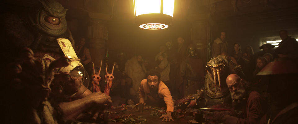 Donald Glover in "Solo: A Star Wars Story." (Photo: Disney)