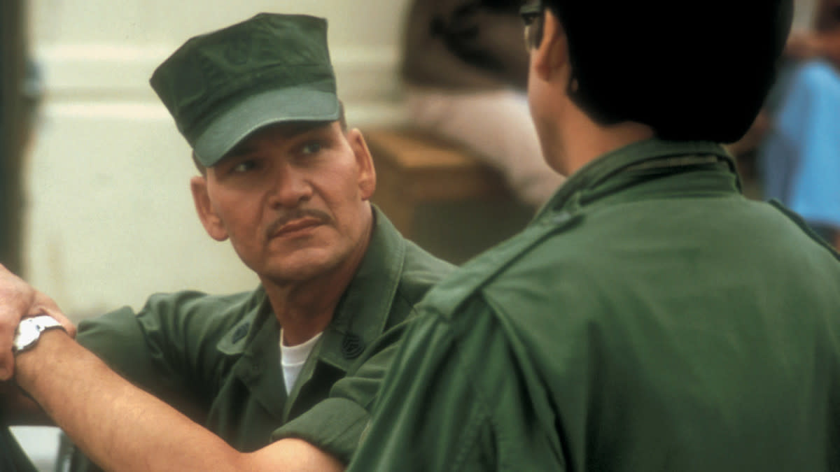Patrick Swayze in "Green Dragon" (2001)<p>Columbia Pictures</p>
