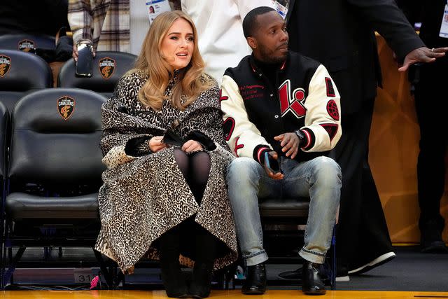 Kevin Mazur/Getty Adele and Rich Paul