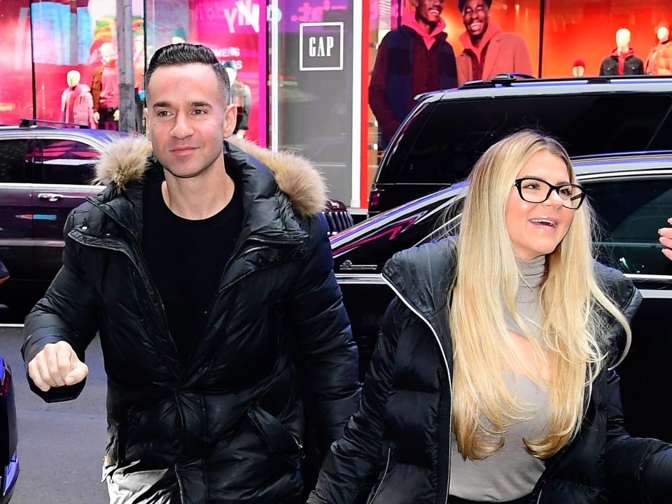 Mike "The Situation" Sorrentino and Lauren Sorrentino.
