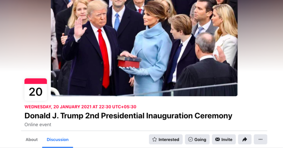 <p>The event has received interest from over 300,000 people </p>Screengrab/Facebook