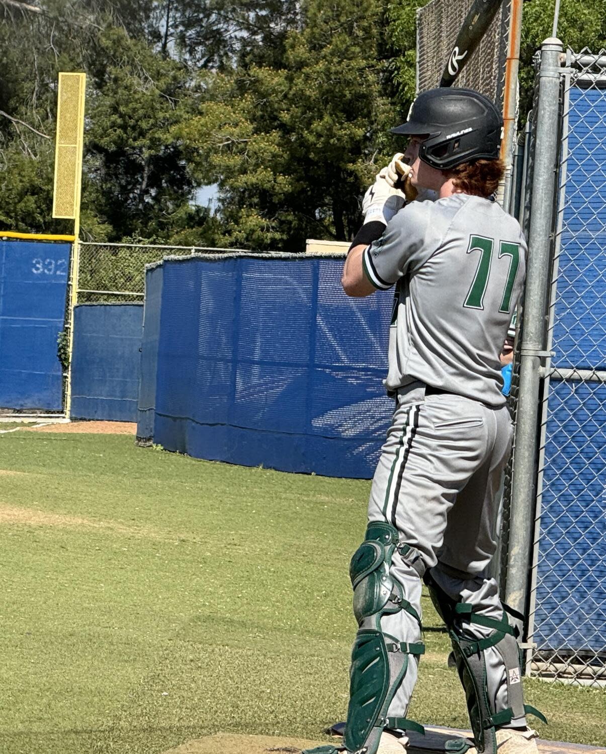 Junior catcher Alex Schmidt of Granada Hills.